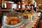 interior detail with pastries, Dining Room